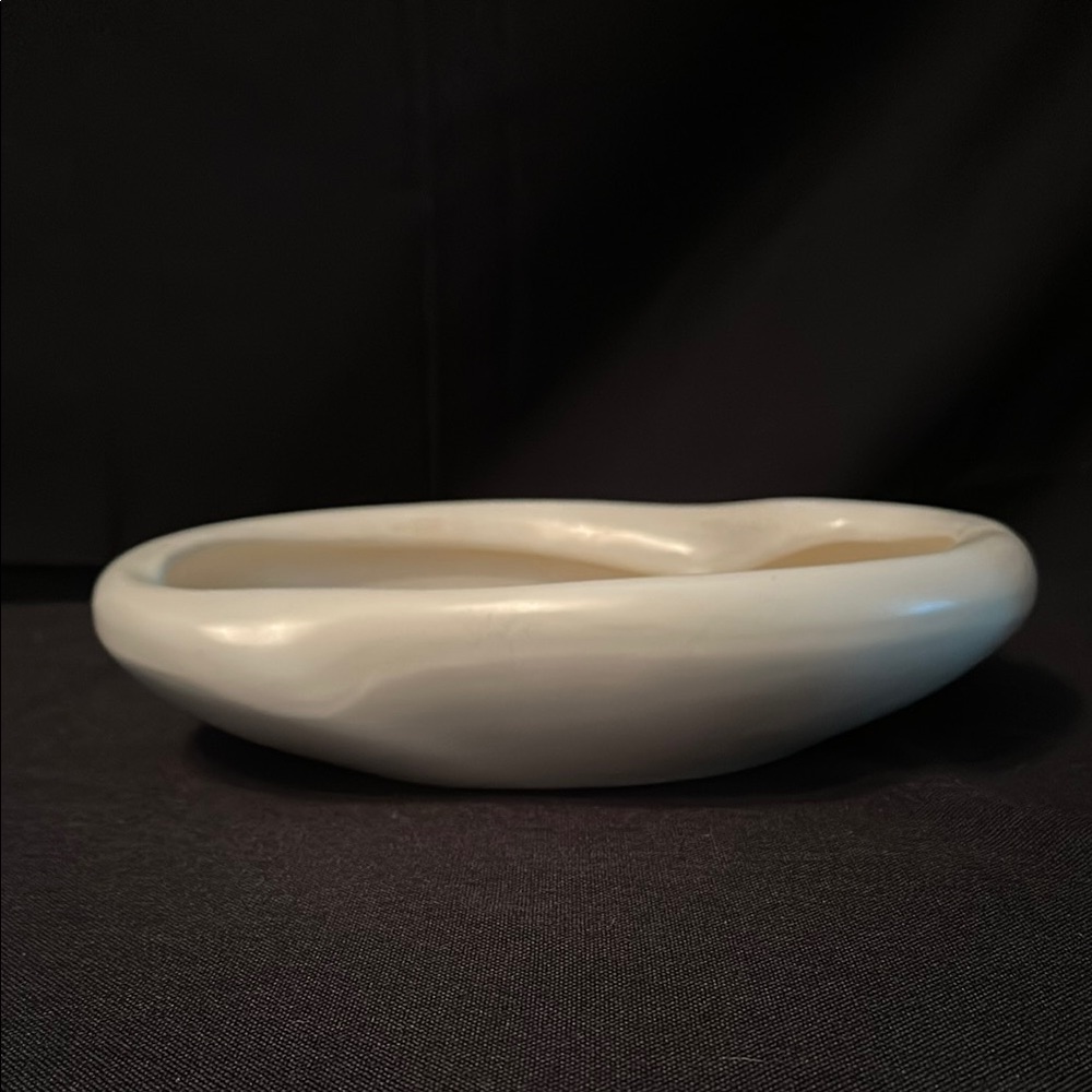 VTG Haeger Cream matte white bowl